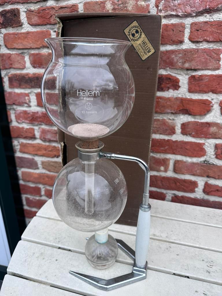 Hellem koffiezet koffie / Cafetière à dépression, Enlèvement, Utilisé