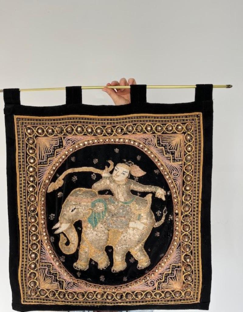 Tapisserie thaïlandaise, Enlèvement, Utilisé