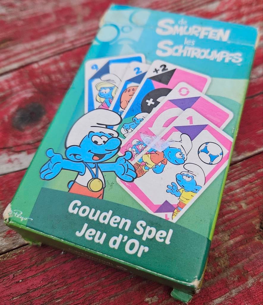 Jeu de cartes The Schtroumpfs The Golden Game, Collections, Cartes à jouer, Jokers & Jeux des sept familles, Comme neuf, Enlèvement ou Envoi