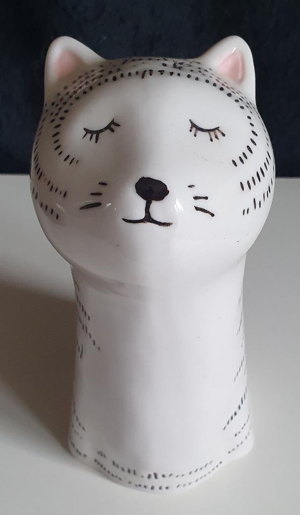 poes (maison du monde), Ophalen, Wit, Aardewerk of Porselein, Nieuw