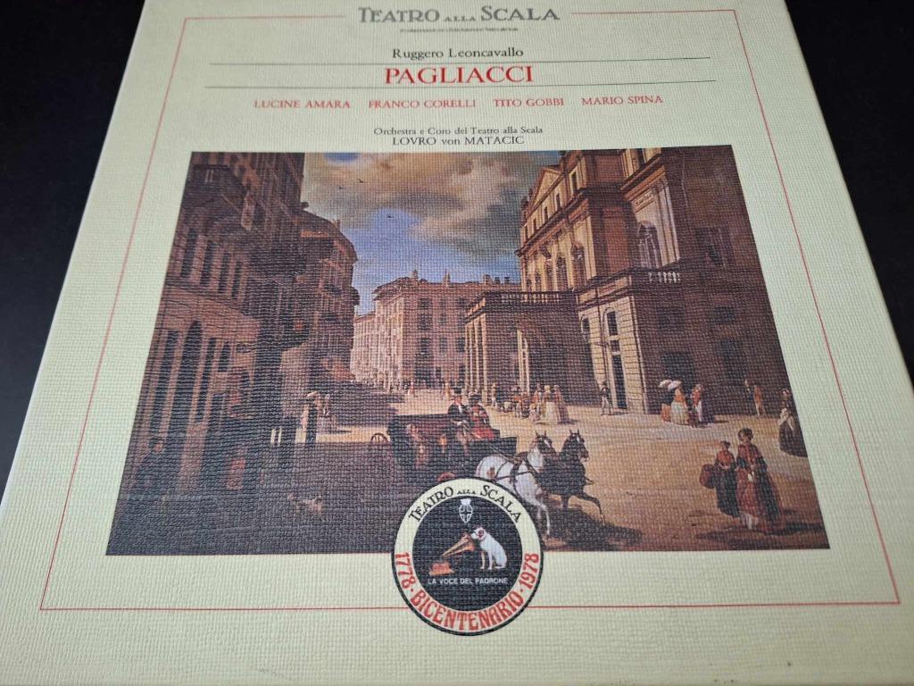 Leoncavallo / Matacic - Pagliacci Box 2 x Lp's Vinyl / EMI, Ophalen, Gebruikt, Opera of Operette, Romantiek