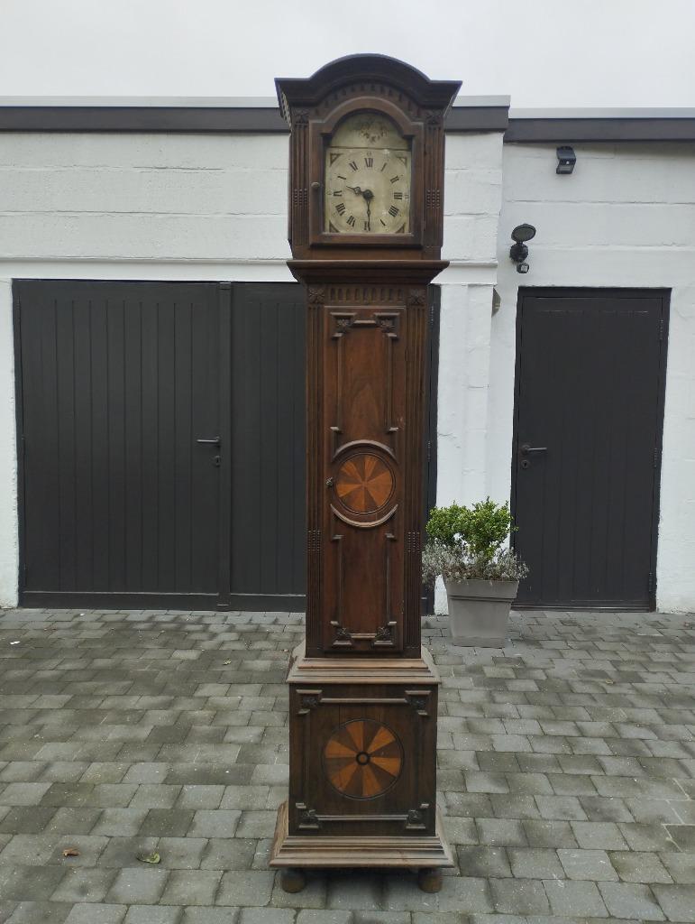 Antieke staande klok, massief, jaren begin 1900, Enlèvement
