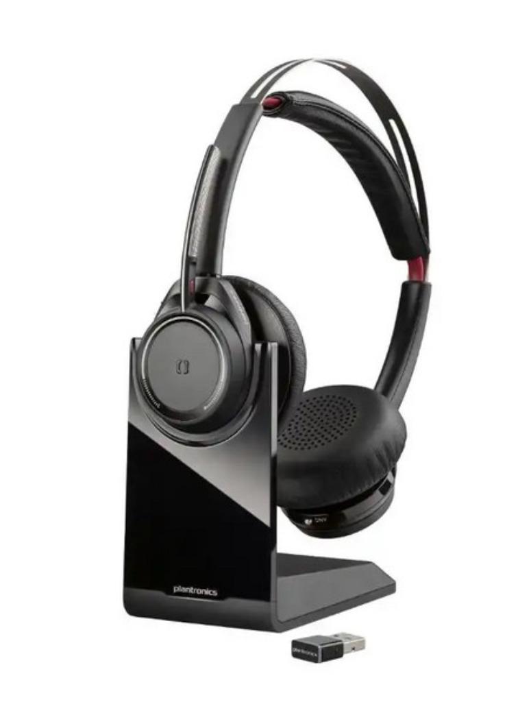 Plantronics / HP Poly Voyager Focus UC B825 draadloze headse, Poly, Poly, Mute-functie, Ophalen of Verzenden