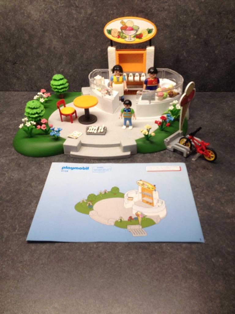 Playmobil ijssalon 4134, Enlèvement ou Envoi, Comme neuf, Ensemble complet