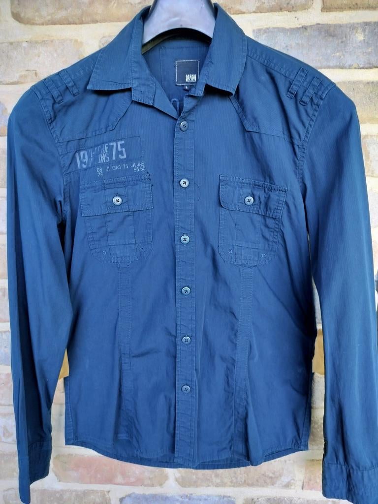 Hemd Jack Jones, Ophalen of Verzenden, Zo goed als nieuw, Blauw, Jack & Jones