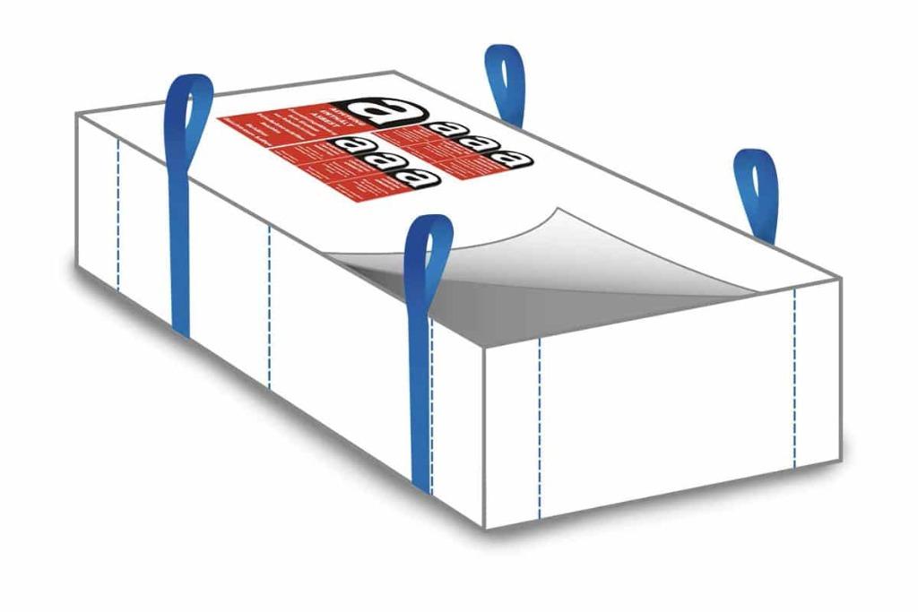 4 nieuwe zakken voor asbest (golf) platen., Doe-het-zelf en Bouw, Zeil en Folie, Ophalen, Nieuw, Overige typen
