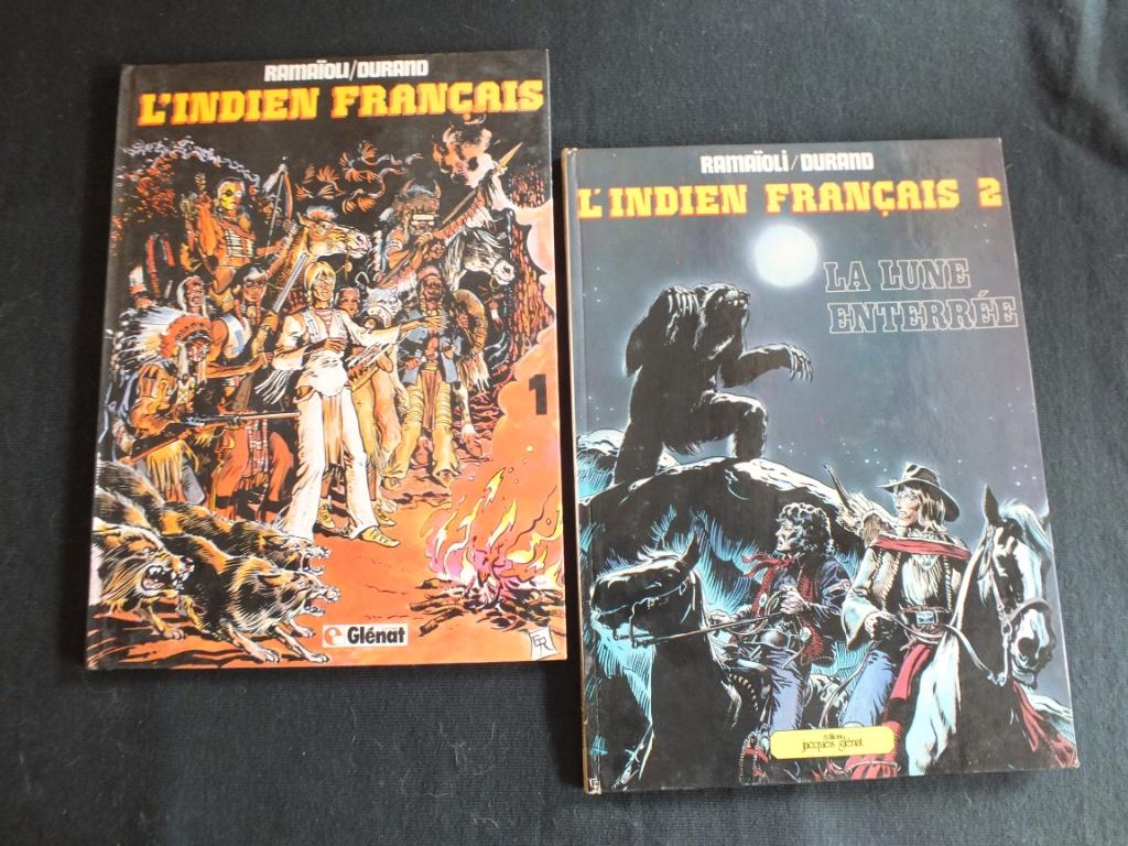 L'INDIEN FRANCAIS (2 ALBUMS / 1 EO /.  EDITIONS GLENAT, RAMAIOLI/DURAND, Enlèvement ou Envoi, Série complète ou Série, Utilisé