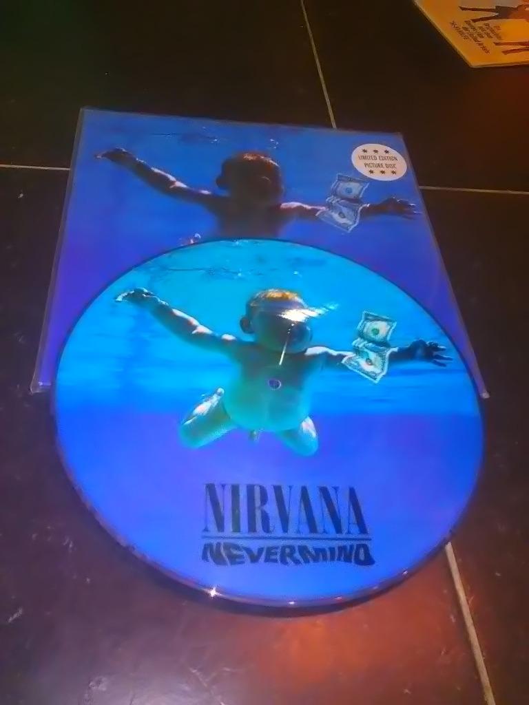 NIRVANA - Nevermind ( Picture Disc), Cd's en Dvd's, Vinyl | Rock, Zo goed als nieuw, Poprock, 12 inch, Ophalen of Verzenden