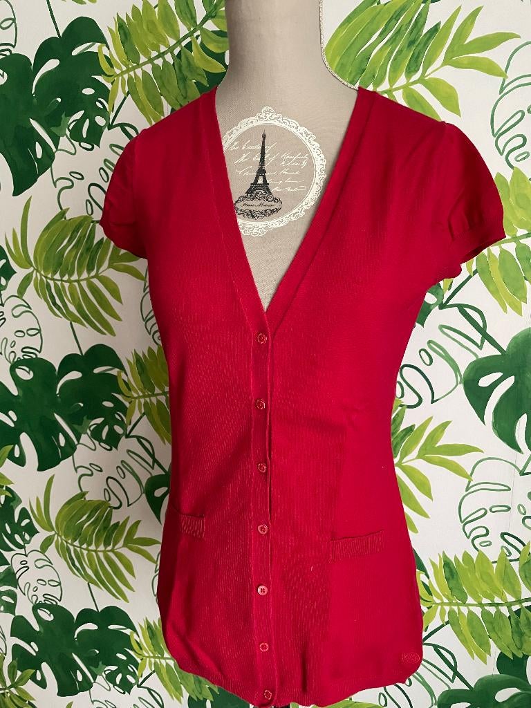Mouwloze gilet mer du nord 36, Kleding | Dames, Verzenden, Zo goed als nieuw, Maat 36 (S), Rood