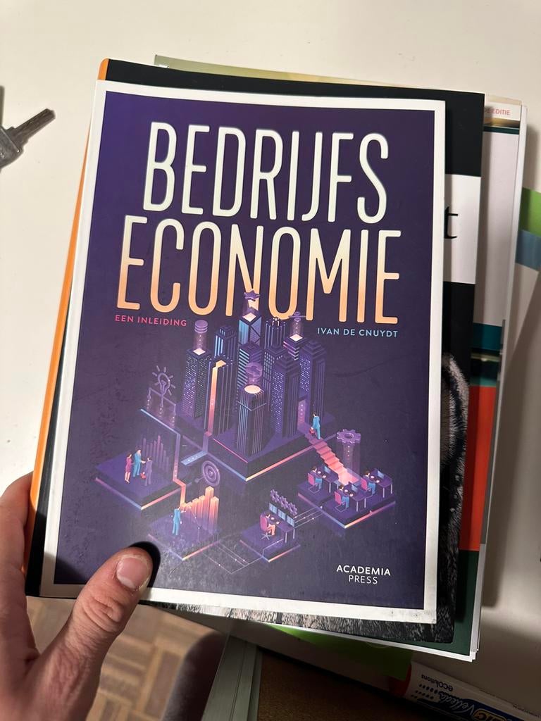 Bedrijfseconomie een inleiding, Diversen, Agenda's, Verzenden, Zo goed als nieuw