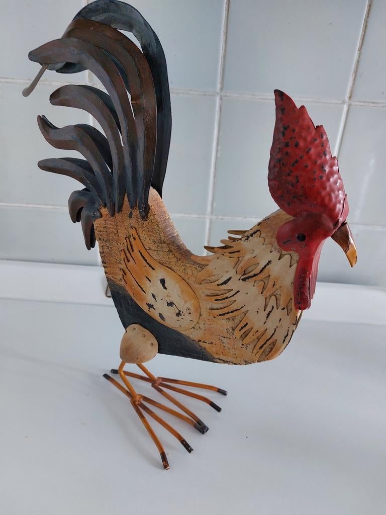 Haan van metaal en hout, Ophalen, Zo goed als nieuw