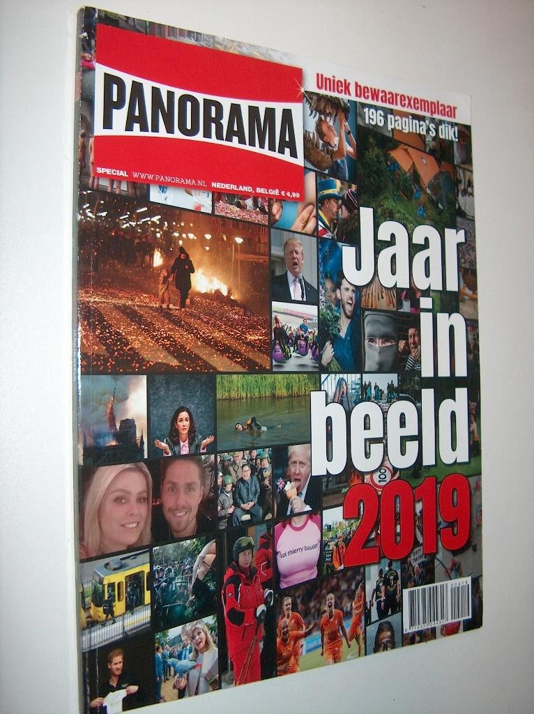 Panorama Jaar in beeld 2019 (Nl) + 2 covers, Boeken, Tijdschriften en Kranten, Zo goed als nieuw, Gossip of Showbizz, Ophalen of Verzenden