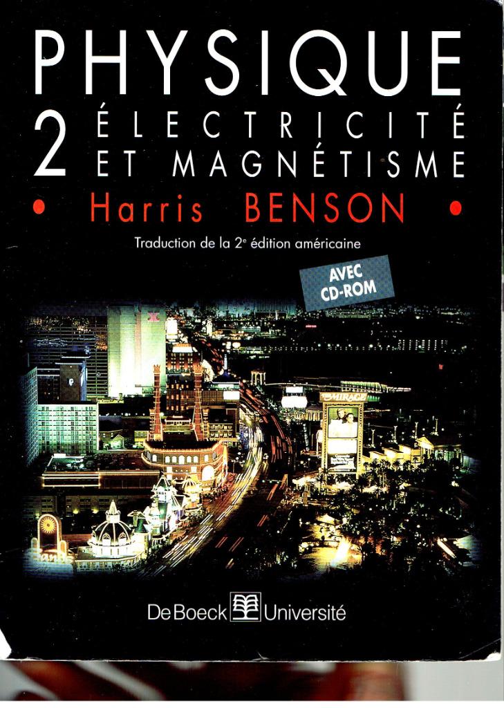 Physique 2: Electricité et Magnétisme, Enlèvement ou Envoi, H. Benson, Utilisé, Sciences naturelles