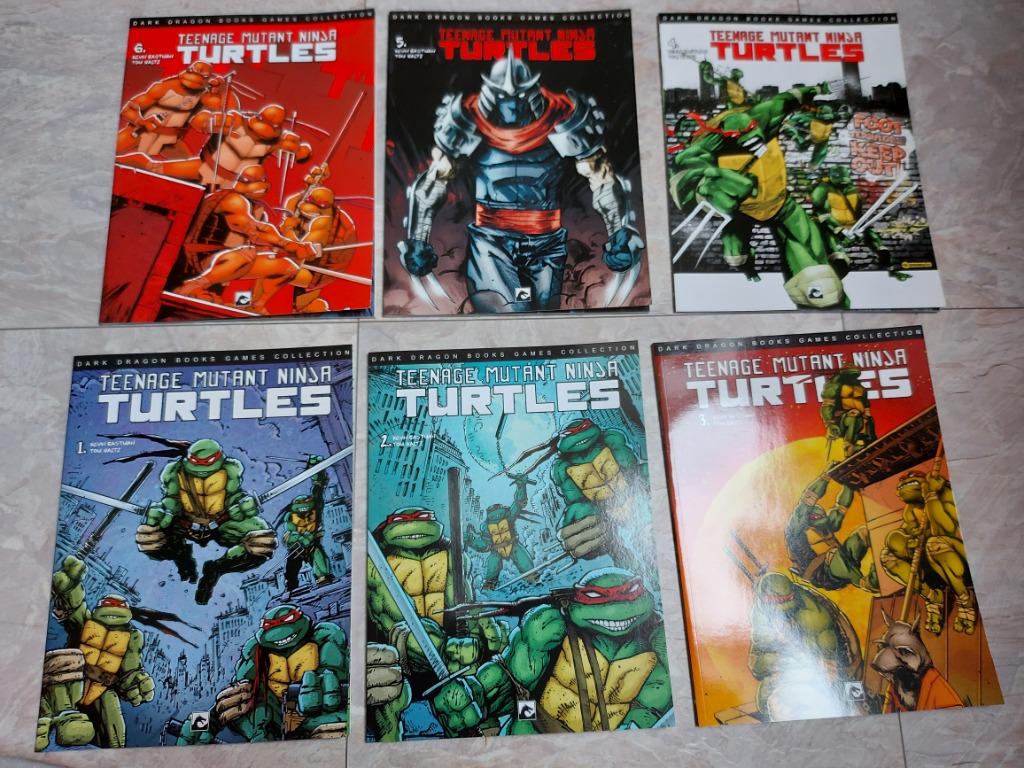 Teenage mutant ninja turtles comics 1 t.e.m 6, Complete serie of reeks, Ophalen of Verzenden, Zo goed als nieuw