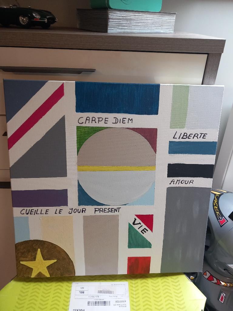 Zelfgemaakt schilderij, Ophalen