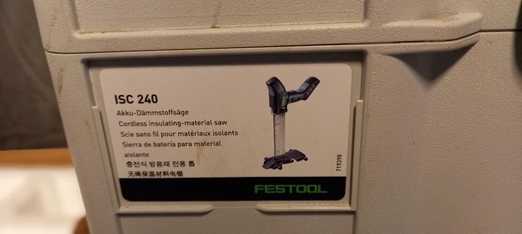 Isolatiezaag Festool 240 HPC, Bricolage & Construction, Enlèvement, Comme neuf