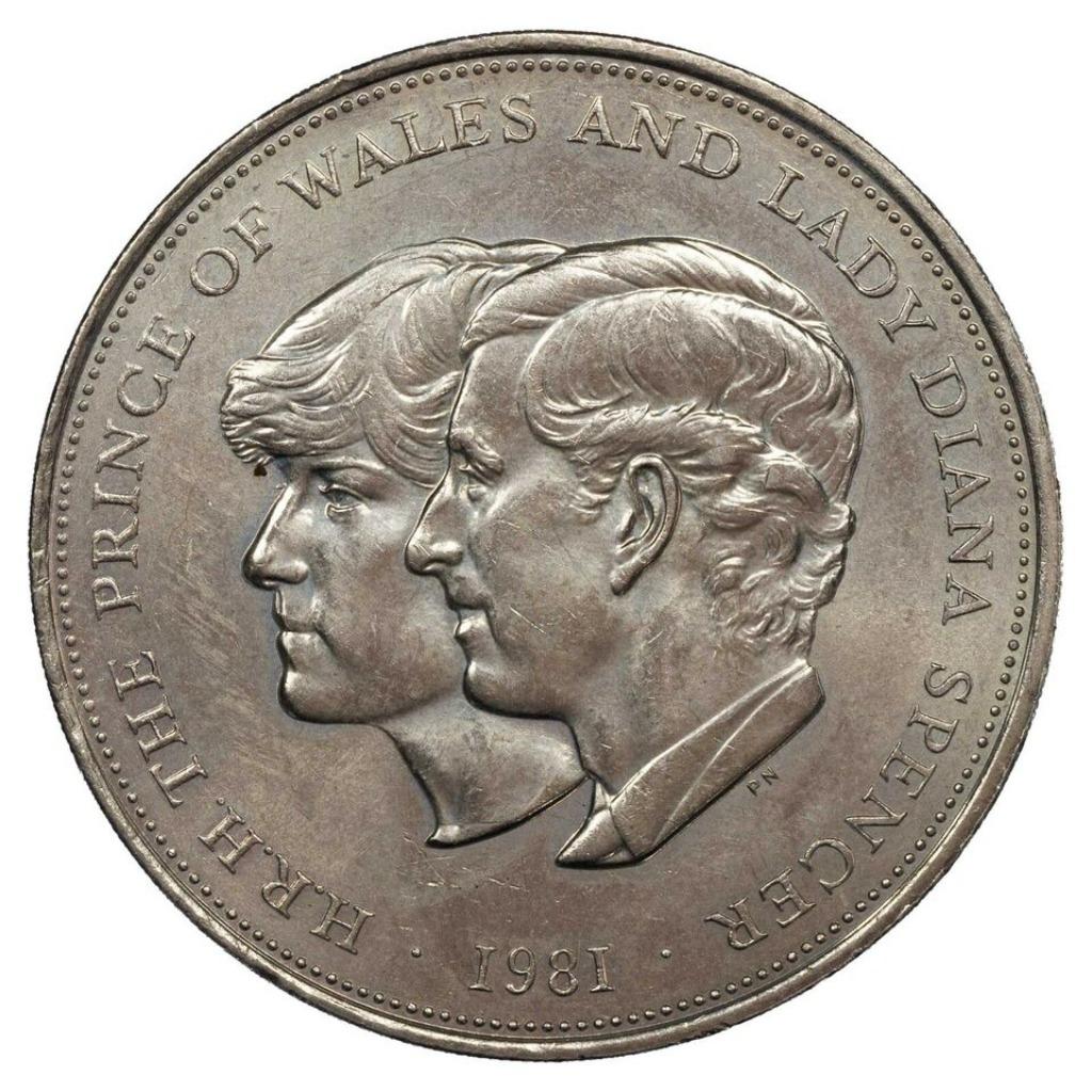 MÉDAILLE DE MARIAGE DU PRINCE DE GALLES ET LADY DIANA SPENC, Enlèvement ou Envoi, Comme neuf, Timbre(s) ou Monnaie(s)