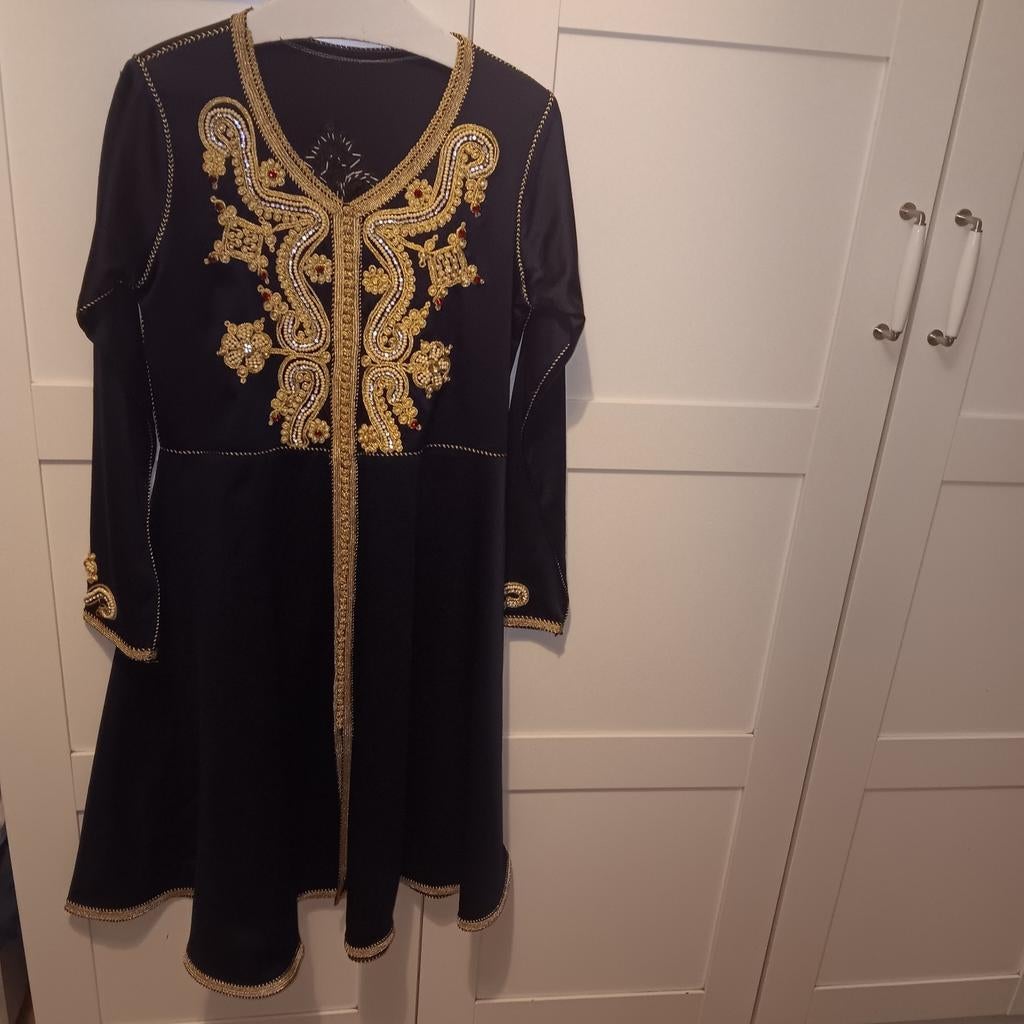 Elegante avondjurk! marineblauw maat 38, Enlèvement