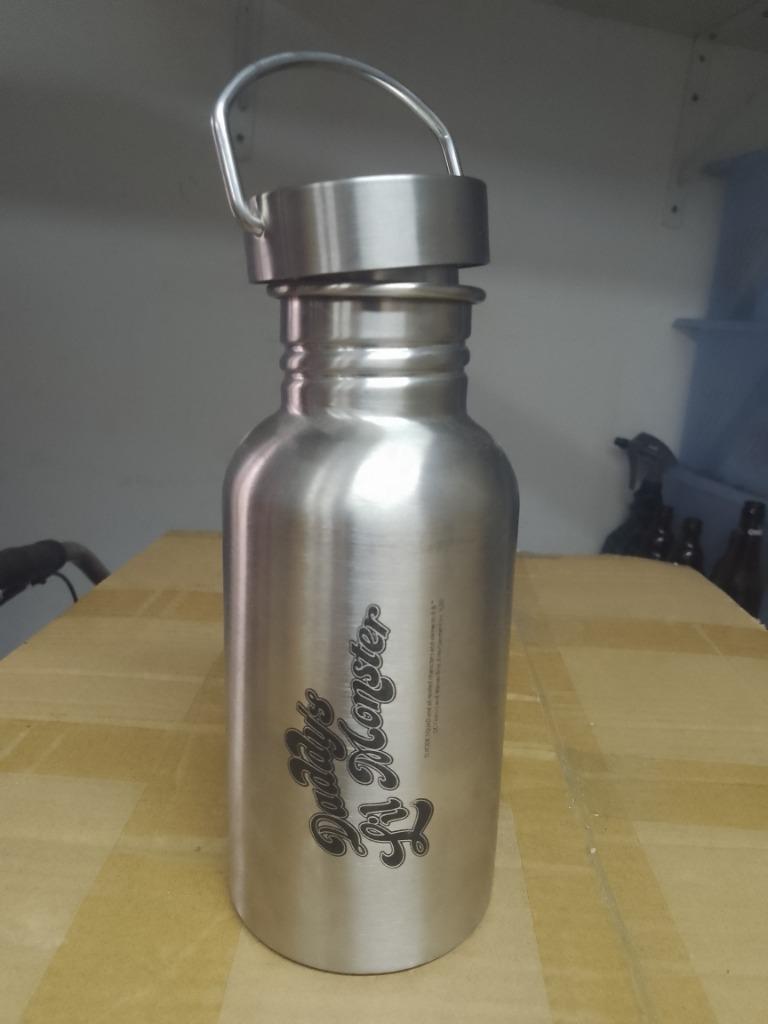 daddy's lil monster suicide squad inox drinkfles nieuw, Ophalen of Verzenden, Nieuw, Film, Gebruiksvoorwerp