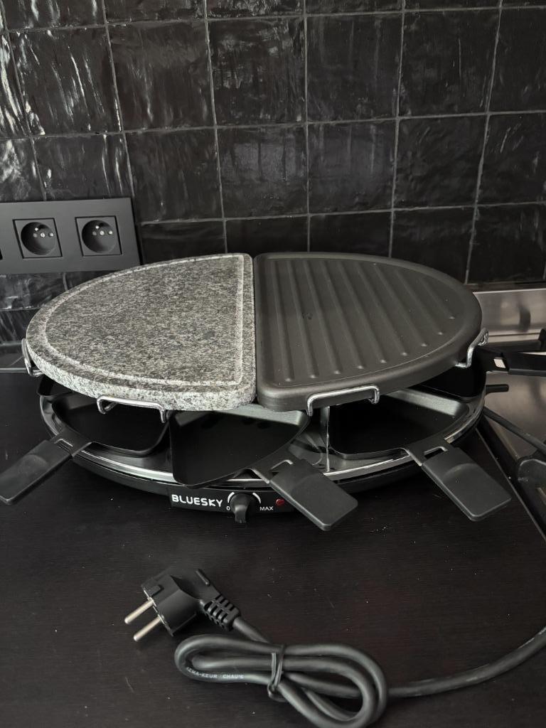 BLUESKY elektrische grill, steengrill, raclette - nieuw, Ophalen, Nieuw