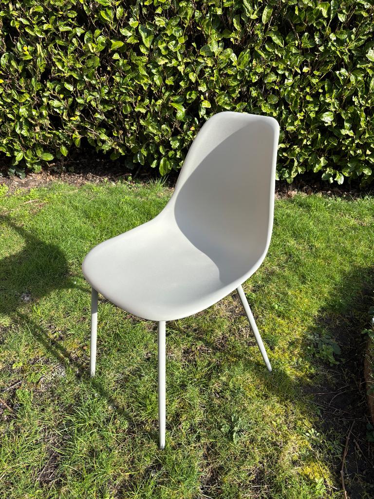 4 keukenstoelen, Huis en Inrichting, Stoelen, Ophalen, Kunststof, Zo goed als nieuw, Modern