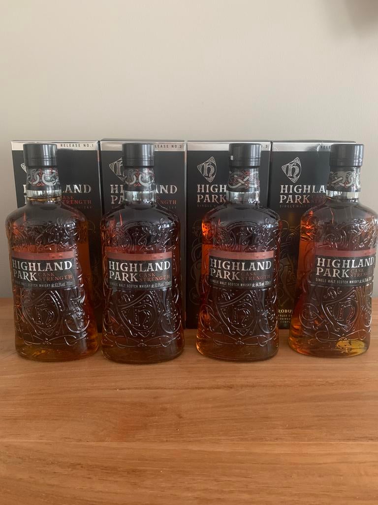 Highland park Cask strength, Enlèvement