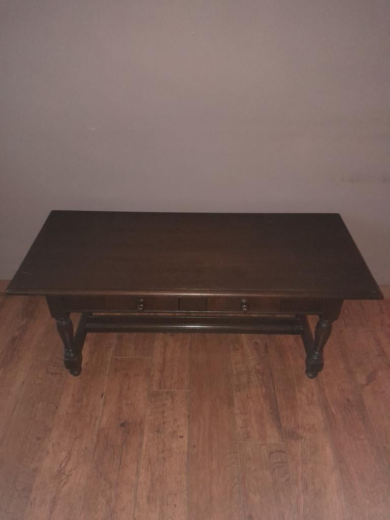 Eiken salontafel, Ophalen