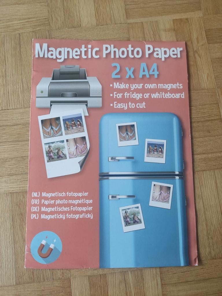 Magnetisch Fotopapier, Ophalen of Verzenden