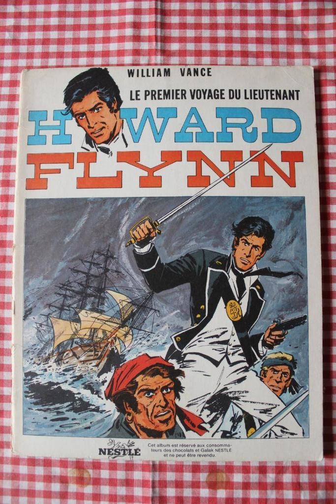 Le premier voyage du lieutenant HOWARD FLYNN - Nestlé - 1966, Gelezen, Eén stripboek, William vance, Ophalen of Verzenden