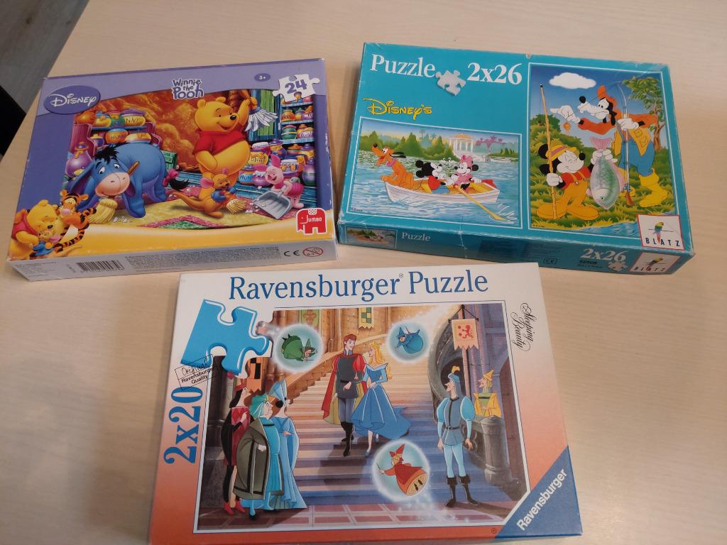 Lot de 11 puzzles pour jeunes enfants 3 à 6 ans, Enlèvement, 10 à 50 pièces, Utilisé, 2 à 4 ans