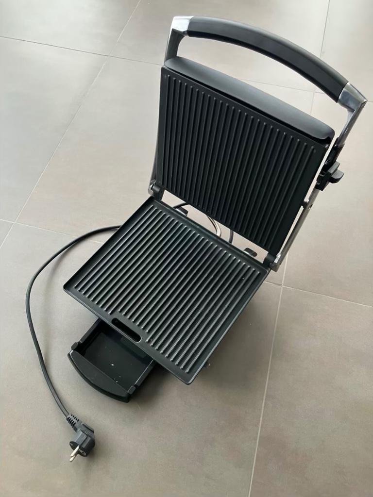Primo Multifunctionele contactgrill (PG3) - RVS, Electroménager, Enlèvement, Assiettes lavables au lave-vaisselle, Utilisé