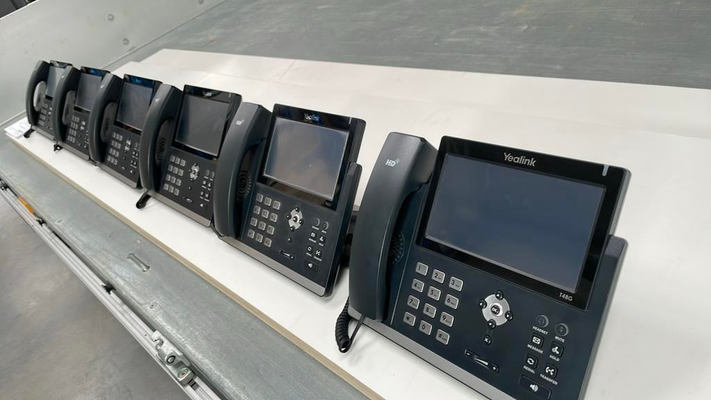 6x Yealink SIP-T48G, Telecommunicatie, Datacommunicatie en VoIP, Ophalen of Verzenden