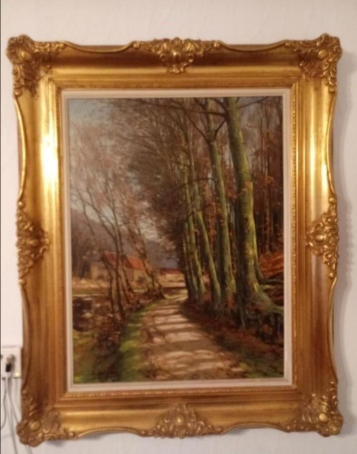 Lot 8 tableaux d'artist belge Louis Garot(1875-1936), Enlèvement ou Envoi