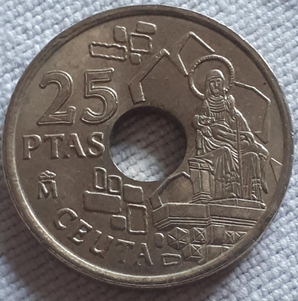 SPANJE : 25 PESETAS 1998 KM 990, Verzenden, Overige landen, Losse munt
