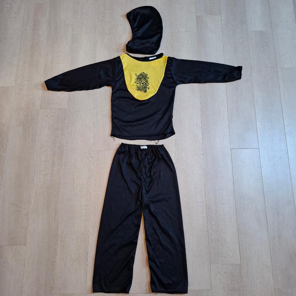 Déguisement ninja en 3 pièces 4 ans, Enlèvement ou Envoi, Utilisé, 104 ou plus petit, Garçon ou Fille