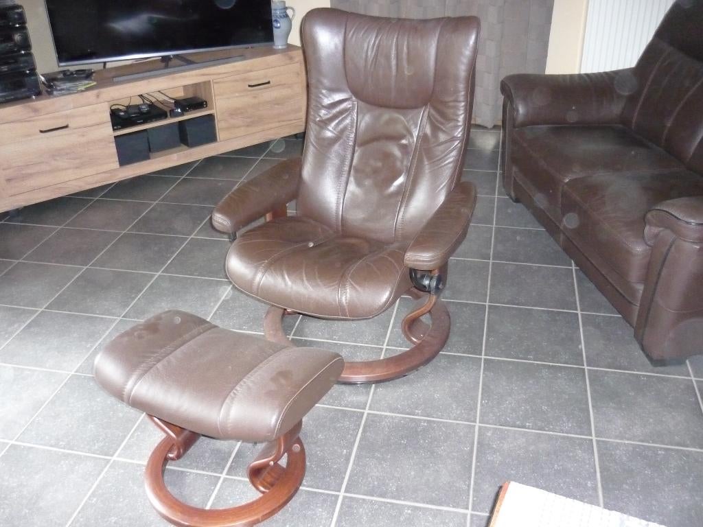 Stressless Mayfair, Ophalen, Zo goed als nieuw, Leer