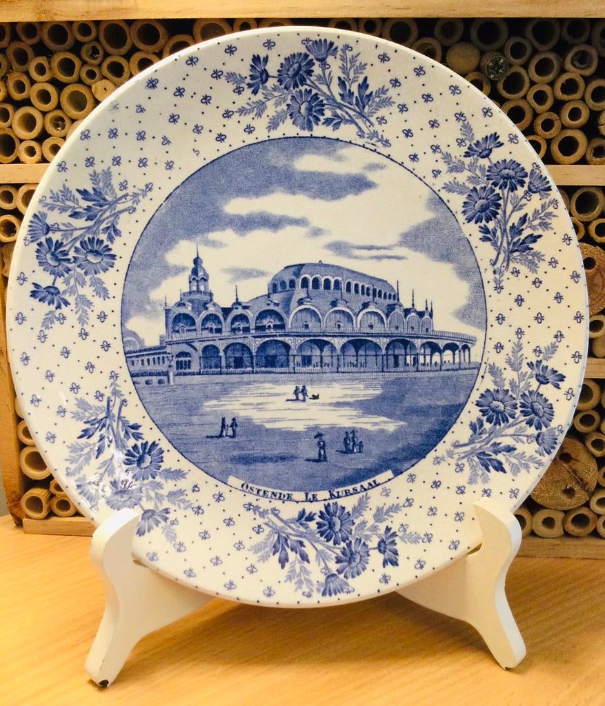 Prachtig bord Boch-circa 1860-Oostende