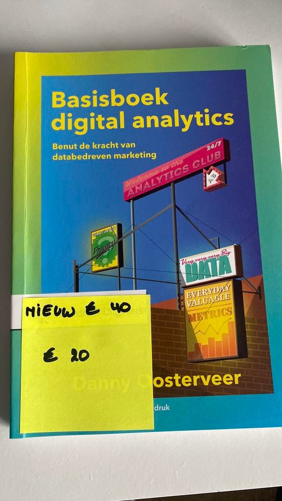 Boek Digital Analytics, Boeken, Ophalen, Zo goed als nieuw