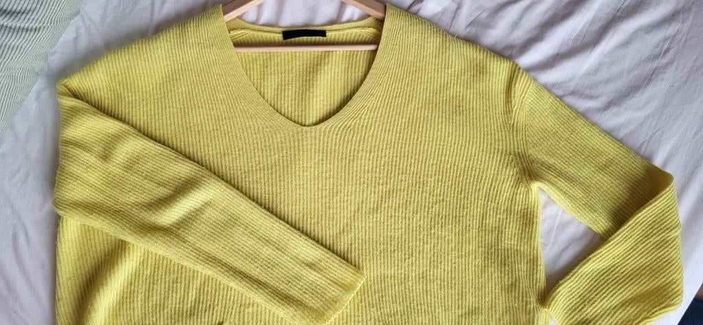FFC wollen trui geel, Taille 42/44 (L), Comme neuf, FFC, Jaune