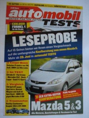 Mazda 5 2005 Brochure Catalogue Prospekt, Livres, Autos | Brochures & Magazines, Envoi, Utilisé, Mazda