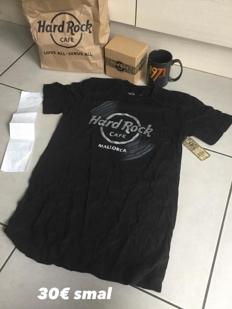 NIEUW Hard Rock T-shirt smal en tas! Cadeautip!, Kleding | Heren, T-shirts, Ophalen, Zwart, Nieuw, Hard Rock Cafe