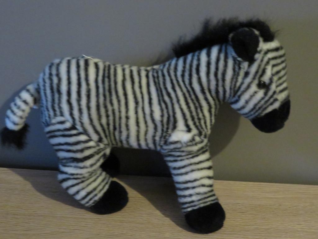 Knuffeldier : Zebra - knuffel - zacht, Kinderen en Baby's, Speelgoed | Knuffels en Pluche, Ophalen of Verzenden, Zo goed als nieuw