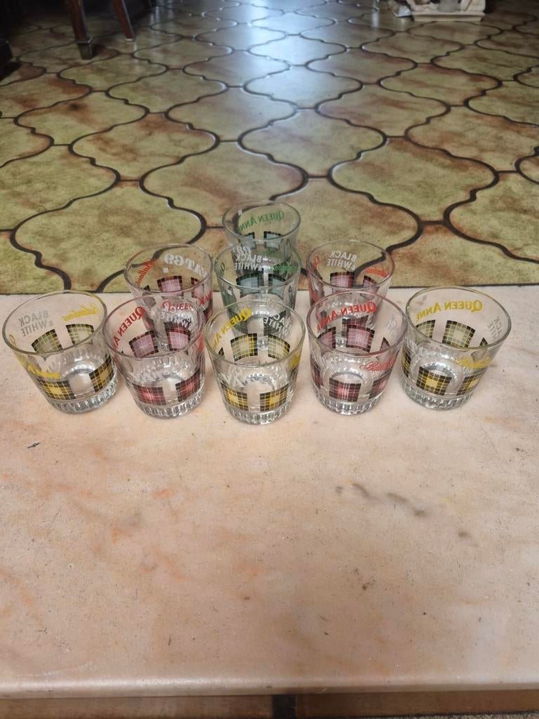 Zeldzame vintage VAT69 whiskyglazen in perfecte staat., Ophalen