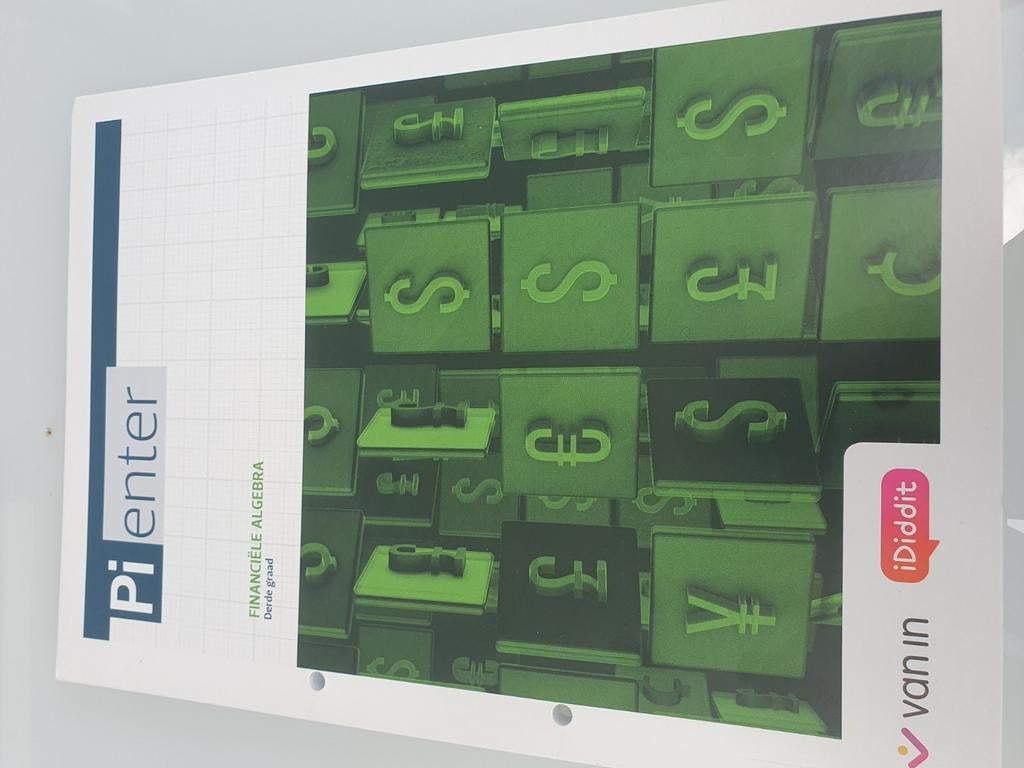 Pienter derde graad financiële algebra, Boeken, Ophalen, Nieuw