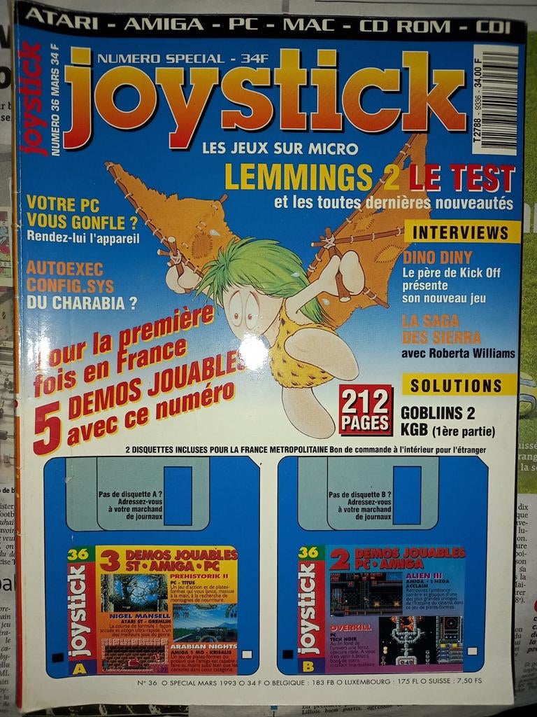 Joystick les jeux sur micro numéro 36 🎮 🕹, Enlèvement ou Envoi, 1980 à nos jours, Journal ou Magazine