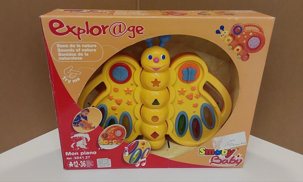 Piano Smoby Baby Butterfly, Enlèvement ou Envoi, Avec lumière