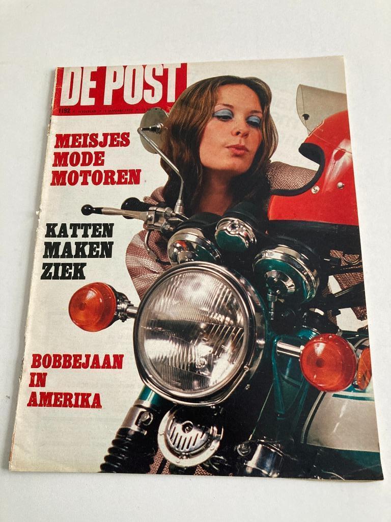 " De Post "nr 1192 1972 : Motoren, Bobbejaan, K. Verschuere, Verzamelen, Ophalen of Verzenden, 1960 tot 1980, Tijdschrift