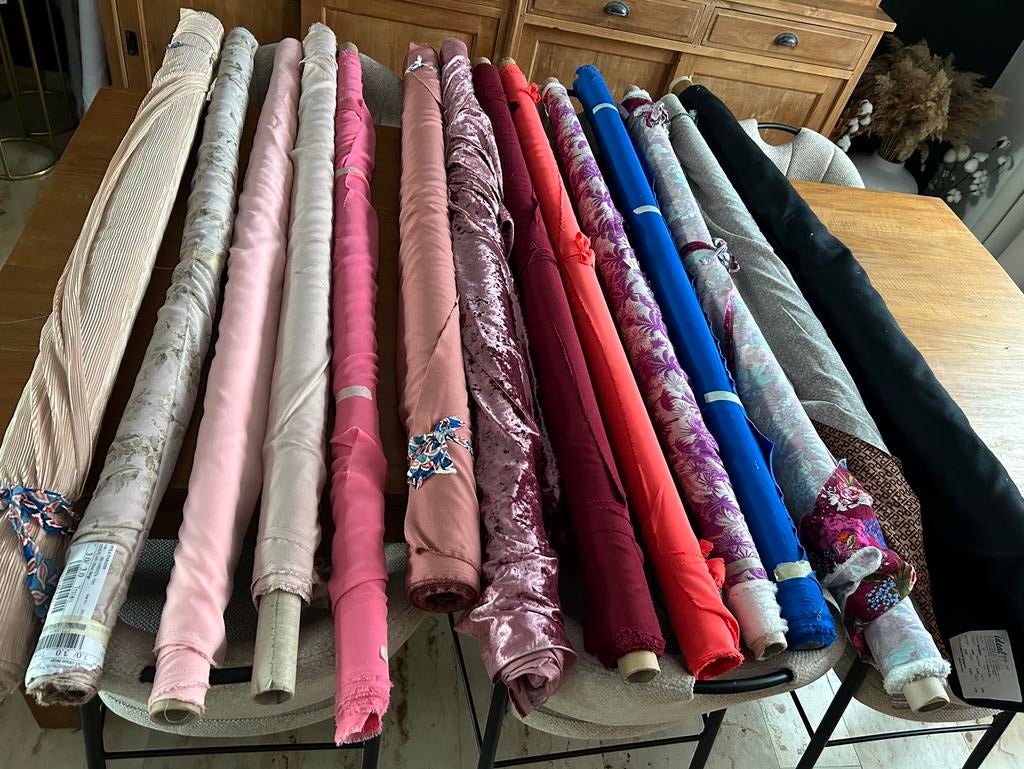 Lot van 14 stoffen, Hobby en Vrije tijd, Ophalen, Zo goed als nieuw