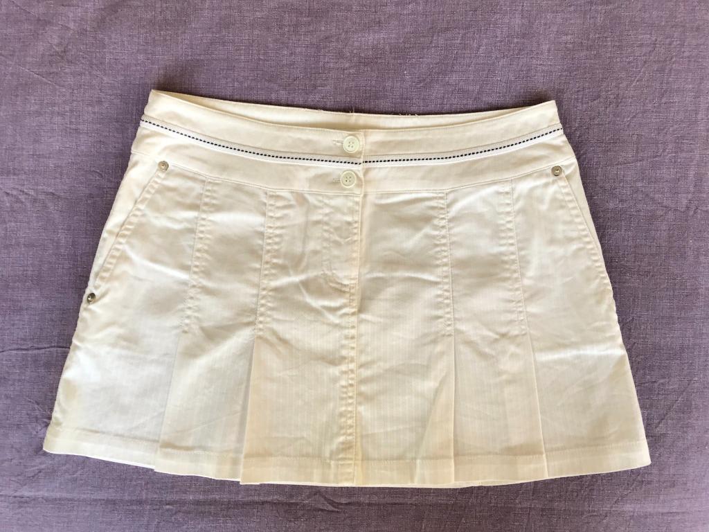 Tennisrokje met plooitjes, wit, maat S, Wit, Ophalen of Verzenden, Racketsport, Maat 36 (S)