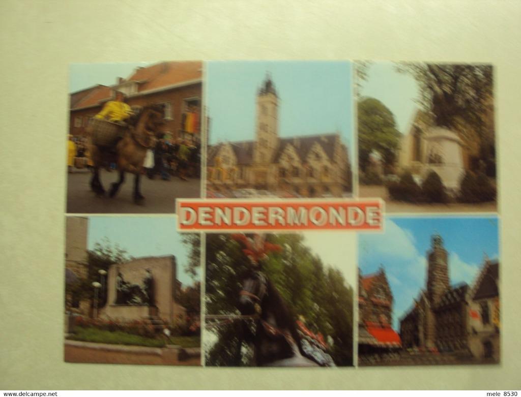 46794 - DENDERMONDE - 6 ZICHTEN, Verzamelen, Postkaarten | België, Verzenden